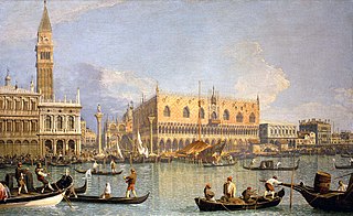 Pohled na Náměstí sv. Marka a dóžecí palác, 18. století