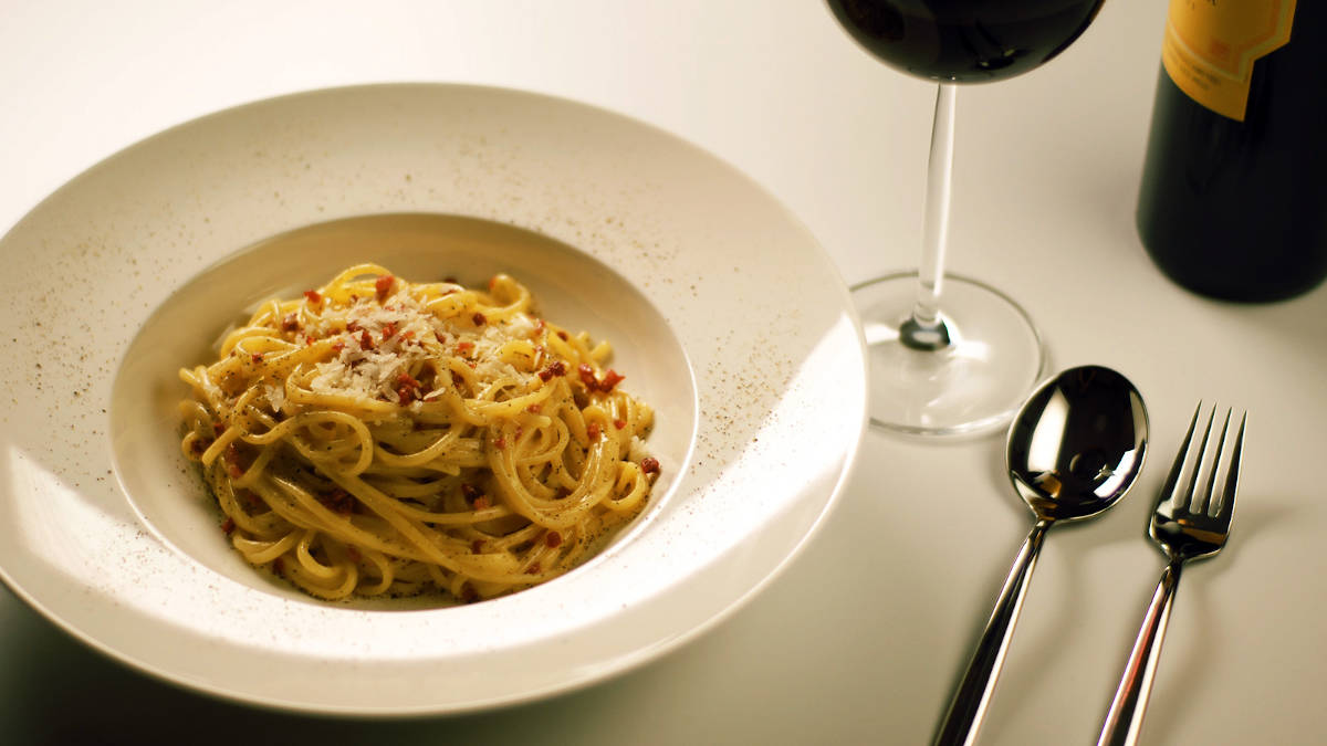 Gastronomie - Špagety Carbonara
