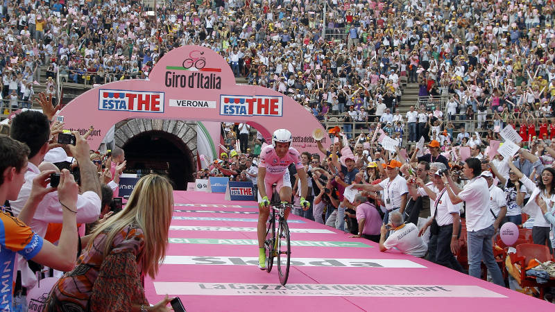 Giro d'Italia 2012 - start časovky ve Veroně